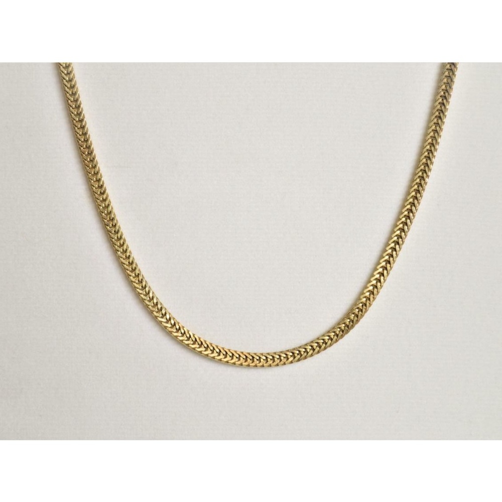 14K Gold Filled 18" Flat Wheat Link Chain New